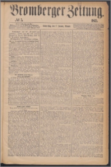 Bromberger Zeitung, 1875, nr 5