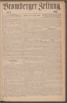 Bromberger Zeitung, 1875, nr 7