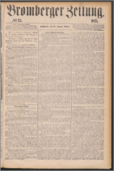 Bromberger Zeitung, 1875, nr 25