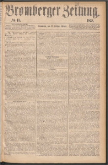 Bromberger Zeitung, 1875, nr 49