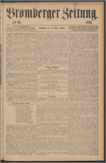 Bromberger Zeitung, 1875, nr 89