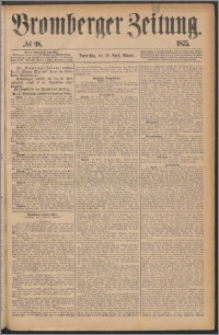 Bromberger Zeitung, 1875, nr 98