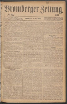 Bromberger Zeitung, 1875, nr 113