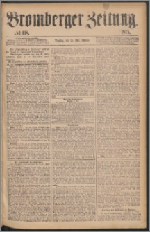 Bromberger Zeitung, 1875, nr 118