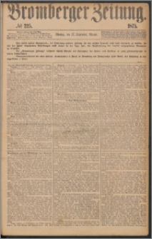 Bromberger Zeitung, 1875, nr 225