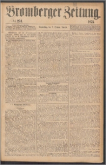 Bromberger Zeitung, 1875, nr 234