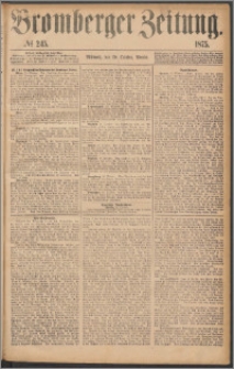 Bromberger Zeitung, 1875, nr 245