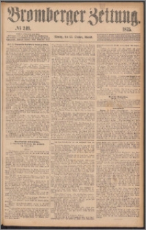 Bromberger Zeitung, 1875, nr 249