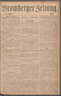 Bromberger Zeitung, 1875, nr 291