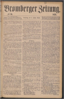 Bromberger Zeitung, 1876, nr 10