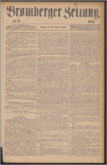 Bromberger Zeitung, 1876, nr 11
