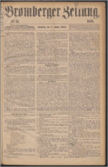 Bromberger Zeitung, 1876, nr 12