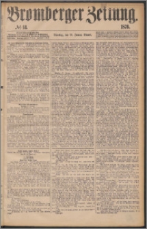 Bromberger Zeitung, 1876, nr 14