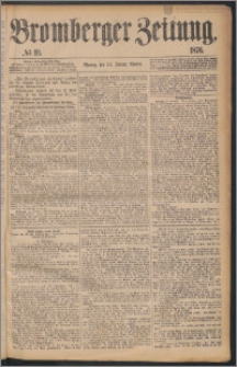 Bromberger Zeitung, 1876, nr 19