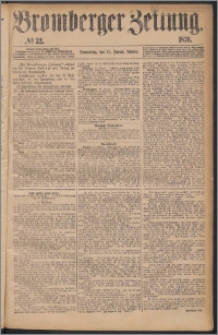 Bromberger Zeitung, 1876, nr 22