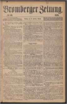 Bromberger Zeitung, 1876, nr 49