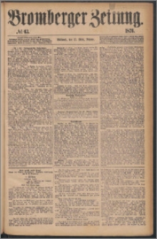 Bromberger Zeitung, 1876, nr 63