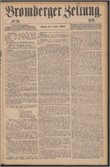 Bromberger Zeitung, 1876, nr 79