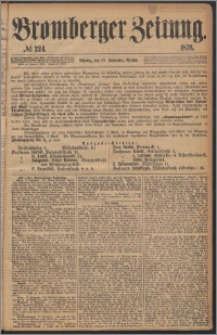 Bromberger Zeitung, 1876, nr 224