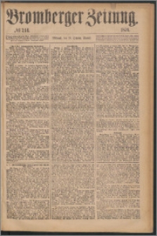 Bromberger Zeitung, 1876, nr 244