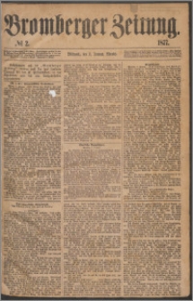 Bromberger Zeitung, 1877, nr 2