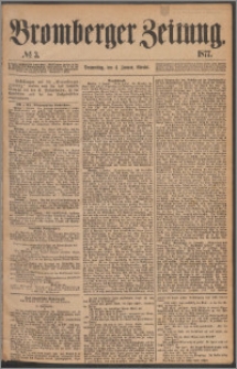 Bromberger Zeitung, 1877, nr 3