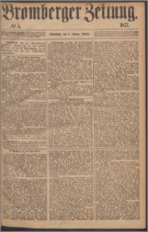 Bromberger Zeitung, 1877, nr 5