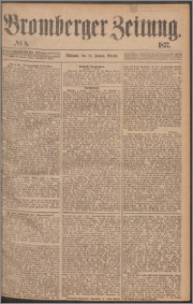 Bromberger Zeitung, 1877, nr 8