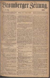 Bromberger Zeitung, 1877, nr 12