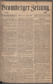 Bromberger Zeitung, 1877, nr 18