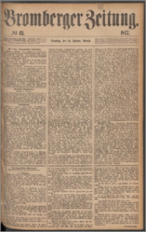 Bromberger Zeitung, 1877, nr 43