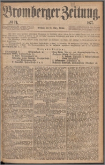 Bromberger Zeitung, 1877, nr 74