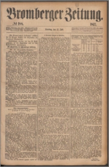 Bromberger Zeitung, 1877, nr 188
