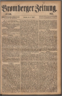 Bromberger Zeitung, 1877, nr 209