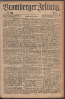 Bromberger Zeitung, 1877, nr 224