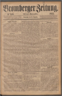Bromberger Zeitung, 1877, nr 243