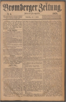 Bromberger Zeitung, 1878, nr 4