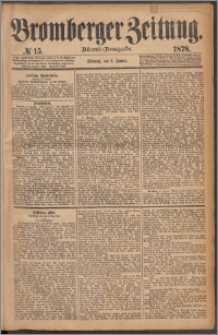 Bromberger Zeitung, 1878, nr 15