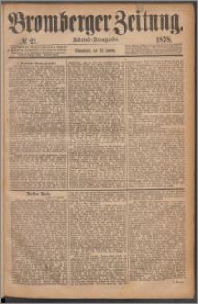 Bromberger Zeitung, 1878, nr 21