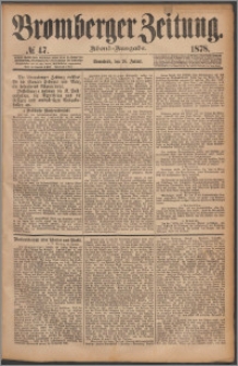 Bromberger Zeitung, 1878, nr 47