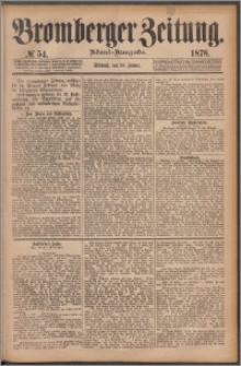 Bromberger Zeitung, 1878, nr 54