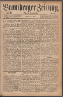 Bromberger Zeitung, 1878, nr 58