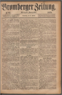 Bromberger Zeitung, 1878, nr 81