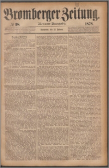 Bromberger Zeitung, 1878, nr 98