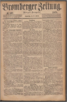 Bromberger Zeitung, 1878, nr 107
