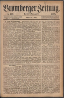 Bromberger Zeitung, 1878, nr 115