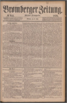 Bromberger Zeitung, 1878, nr 341