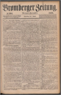 Bromberger Zeitung, 1878, nr 381