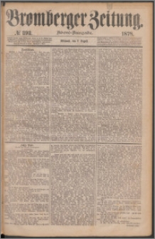Bromberger Zeitung, 1878, nr 393