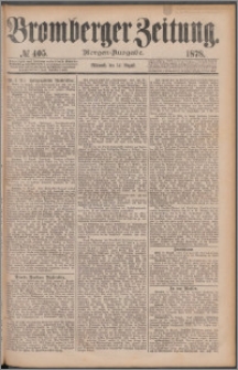 Bromberger Zeitung, 1878, nr 405